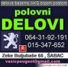 Peugeot 106,206,306,307,405,406,605,607,Partner delovi